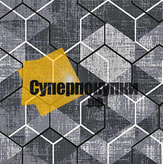 Ковровая дорожка Палас PRINT 05131 52510000 темно серый