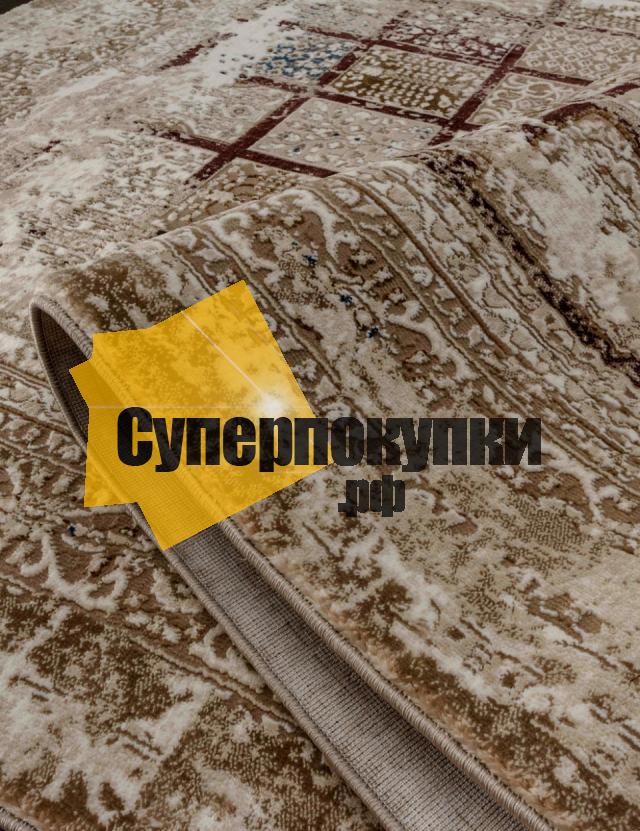 Ковровая дорожка QUANTUM 03004B BROWN BROWN рулоном