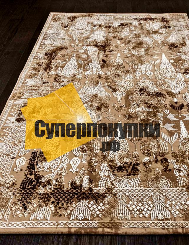 Ковровая дорожка QUANTUM 03013B BROWN BROWN рулоном