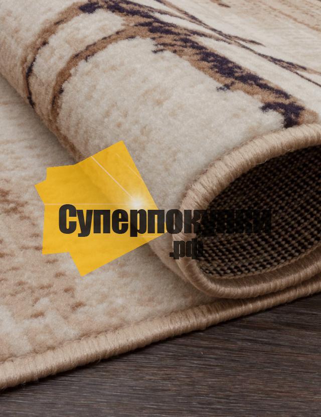 Ковровая дорожка SIERRA D717 BEIGE BROWN