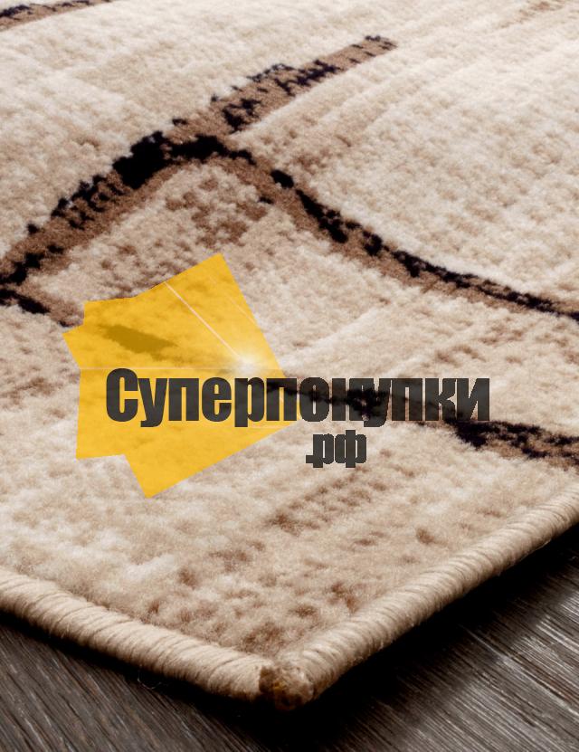 Ковровая дорожка SIERRA D717 BEIGE BROWN