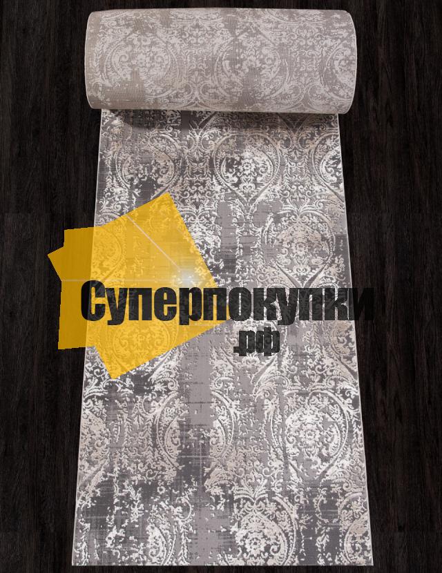 Ковровая дорожка ARMINA 04078C GREY BROWN рулон