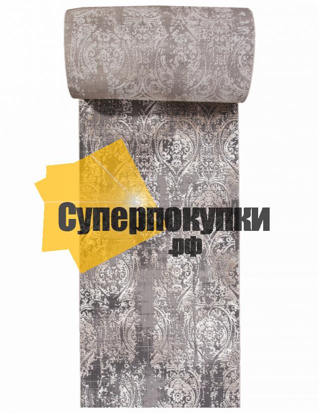 Ковровая дорожка ARMINA 04078C GREY BROWN рулон