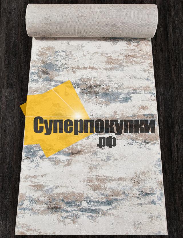 Ковровая дорожка NATUREL D994 BEIGE BLUE рулон