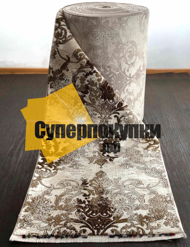 Ковровая дорожка QUANTUM 03011B BROWN BROWN рулоном