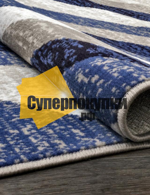 Ковровая дорожка SILVER D 234 GRAY BLUE рулон