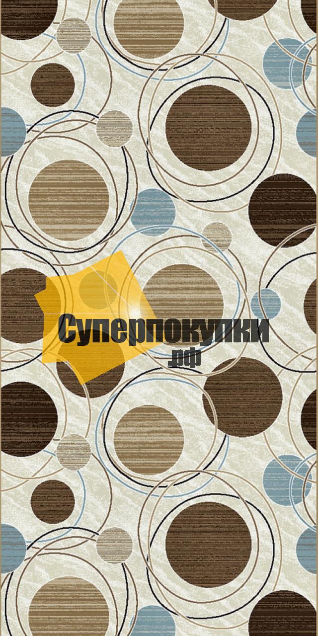Ковровая дорожка VALENCIA DELUXE D301 CREAM BROWN