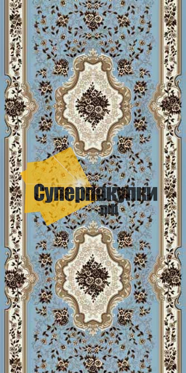 Ковровая дорожка VALENCIA DELUXE D 317 L Blue Brown рулон