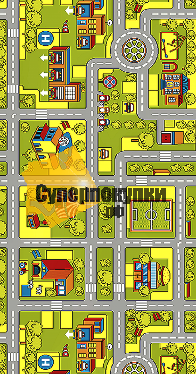 Ковровая дорожка ФЕНСИ  20711 22011 дороги детские