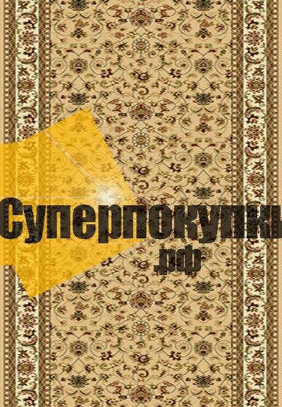 Ковровая дорожка Акварель 20624 22155 бежевый рулон