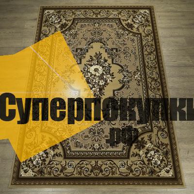 Ковровая дорожка Лайла Делюкс 15101 10122 бежевый рулон