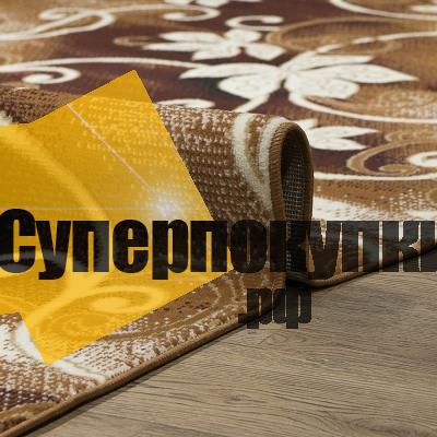 Ковровая дорожка Лайла Делюкс 15134 10143 бежевый рулон