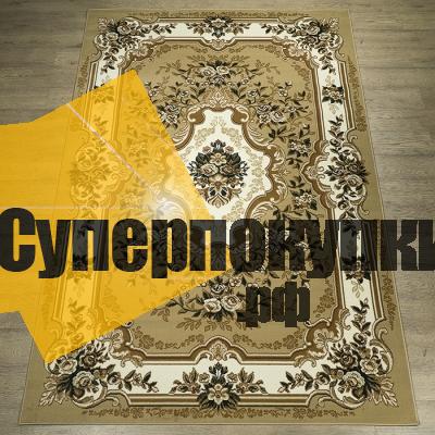 Ковровая дорожка Лайла Делюкс 15362 10222 бежевый рулон