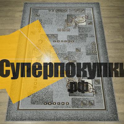 Ковер серый прямоугольный Лайла Делюкс 15724 10746.