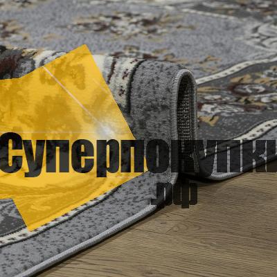 Ковровая дорожка Лайла Делюкс 15764 10766 серый рулон