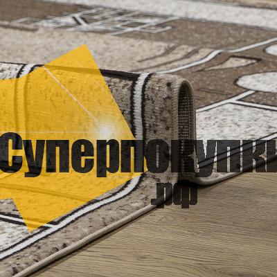 Ковровая дорожка Лайла Делюкс 15804 10822  бежевый рулон