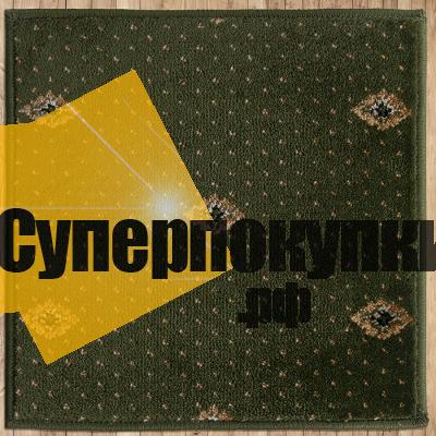 Ковровая дорожка Супер Акварель 26554 22111 зеленый рулон
