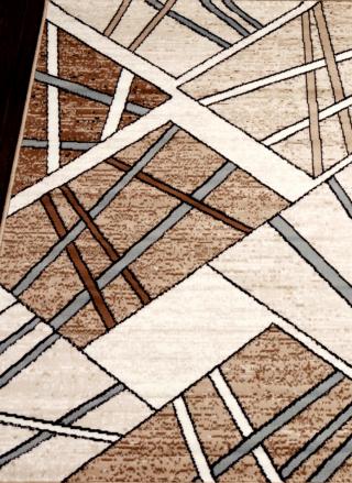 Ковровая дорожка SIERRA D487 BEIGE BROWN