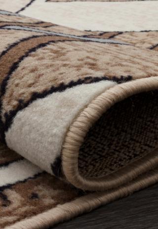 Ковровая дорожка SIERRA D487 BEIGE BROWN