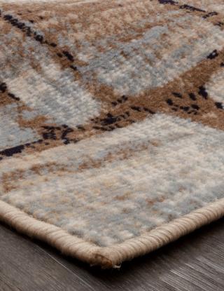 Ковровая дорожка SIERRA D717 BEIGE BLUE