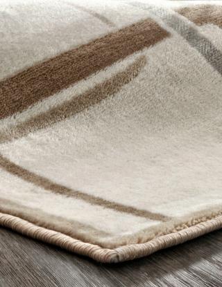 Ковровая дорожка VALENCIA DELUXE D 254 CREAM BROWN