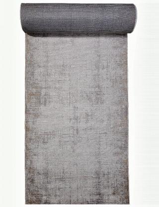 Ковровая дорожка ALANYA 22376A WHITE L GREY рулон