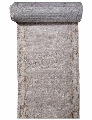 Ковровая дорожка ALANYA 22400A WHITE GREY SHR рулон