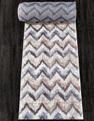 Ковровая дорожка ALANYA 23898 A CREAM L GREY рулон