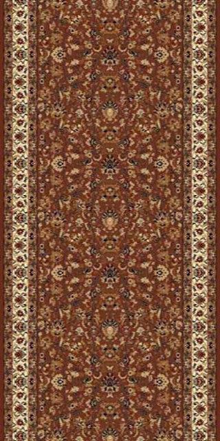 Ковровая дорожка BUKHARA 5471 Dark pink рулон