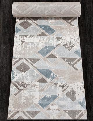 Ковровая дорожка NATUREL D979 BEIGE BLUE рулон