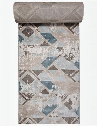 Ковровая дорожка NATUREL D979 BEIGE BLUE рулон