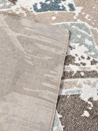 Ковровая дорожка NATUREL D979 BEIGE BLUE рулон