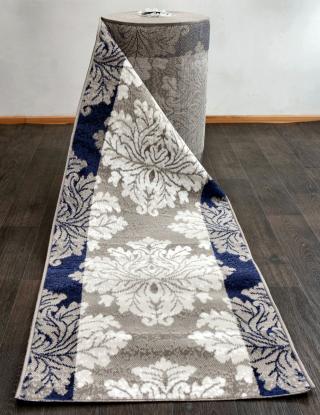 Ковровая дорожка SILVER D 213 GRAY BLUE рулон