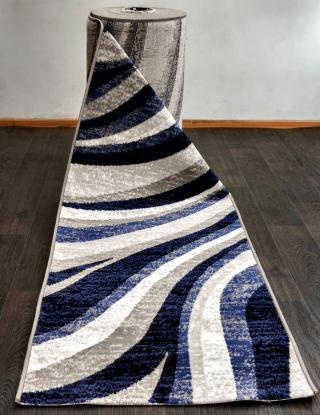 Ковровая дорожка SILVER D 234 GRAY BLUE рулон
