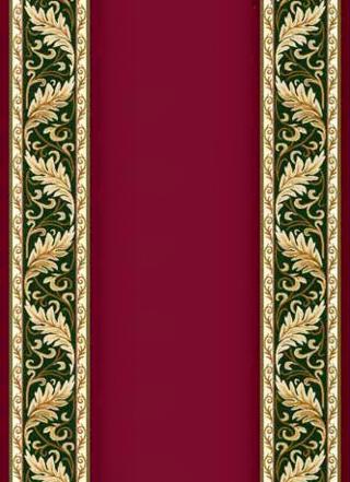Ковровая дорожка VALENCIA 2 D040 RED GREEN