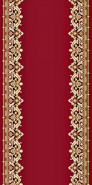 Ковровая дорожка VALENCIA 2 D 165 Red рулон