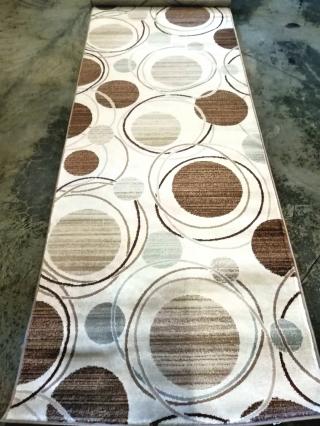 Ковровая дорожка VALENCIA DELUXE D301 CREAM BROWN