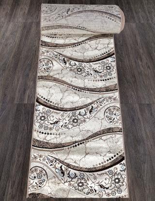 Ковровая дорожка VALENCIA DELUXE D312 CREAM BROWN рулон