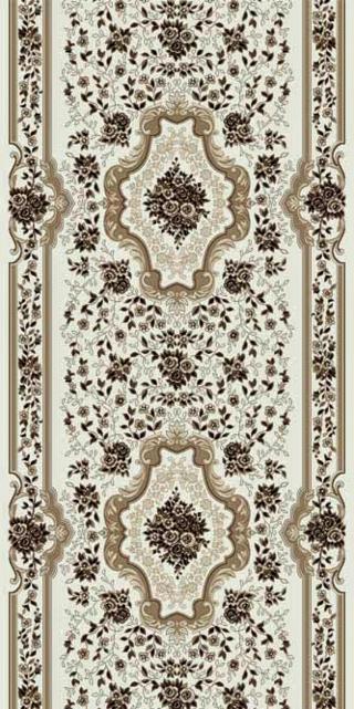 Ковровая дорожка VALENCIA DELUXE D 317 Cream Brown рулон