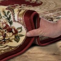 Ковровая дорожка Акварель 20636 22133 бордовый рулон